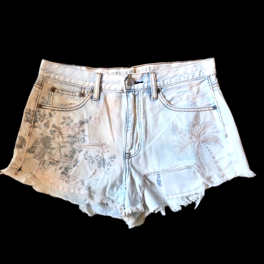 Women's Distressed Denim Shorts